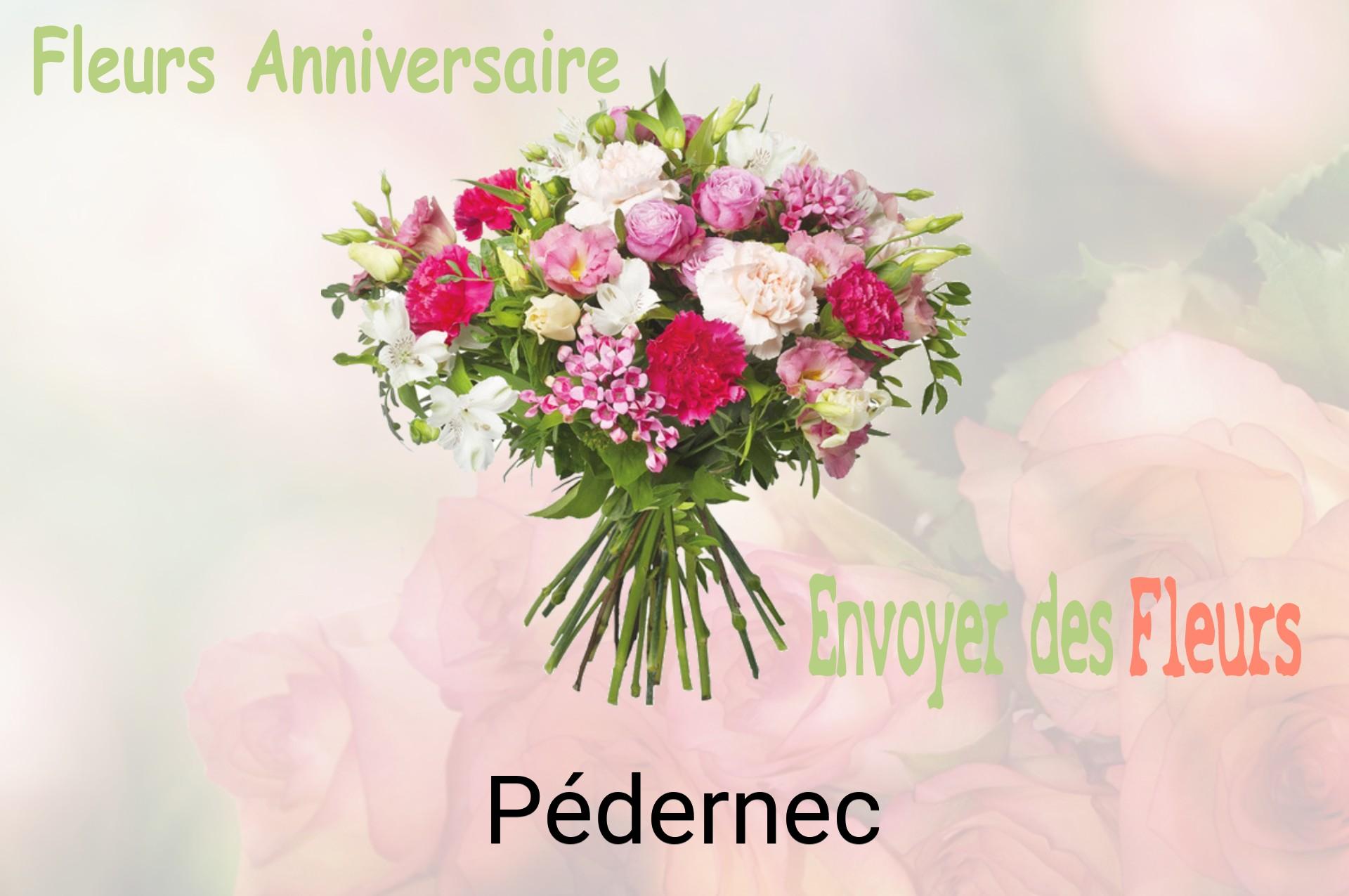Bouquet de fleurs d’anniversaire livré à Pédernec
